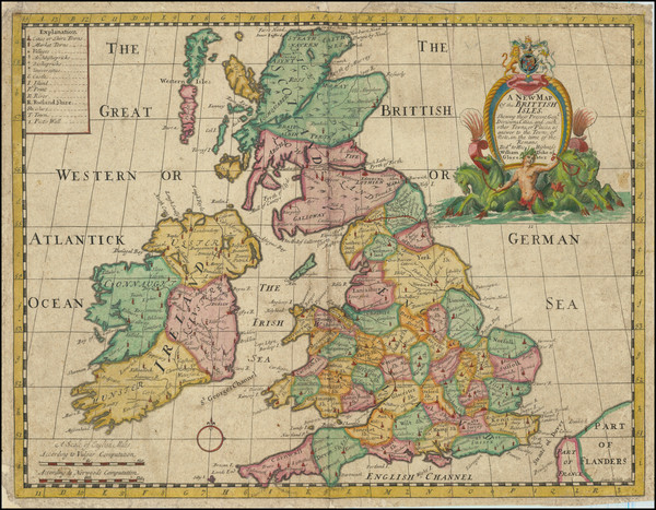 54-British Isles Map By Edward Wells