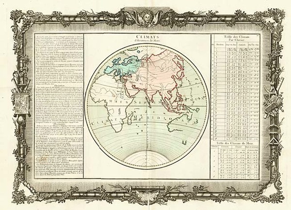 72-World and Eastern Hemisphere Map By Buy de Mornas