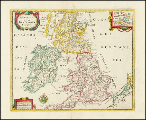 4-British Isles Map By Philipp Clüver