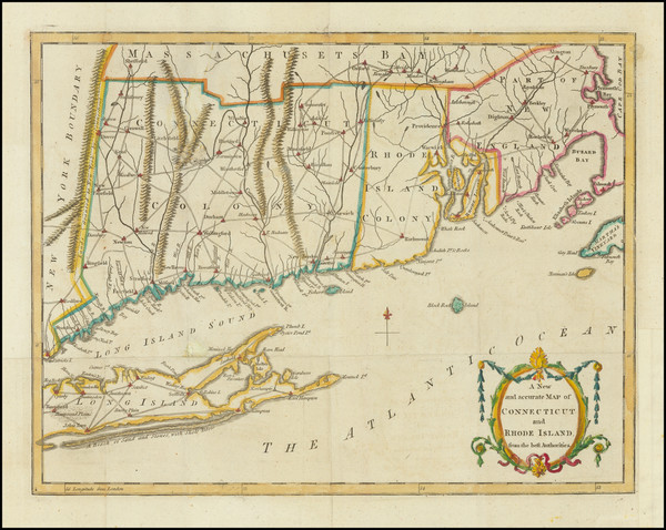 11-Connecticut and Rhode Island Map By Universal Magazine