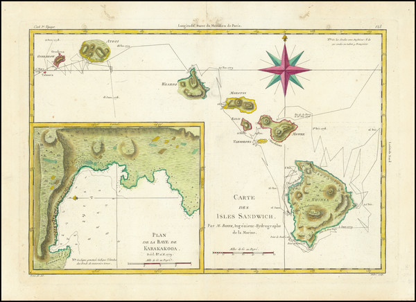 28-Hawaii and Hawaii Map By Rigobert Bonne