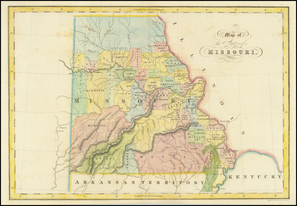 32-Missouri Map By Hinton, Simpkin & Marshall