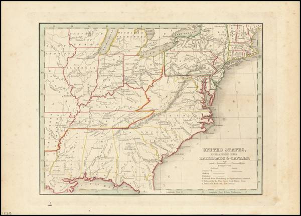 0-United States Map By Thomas Gamaliel Bradford