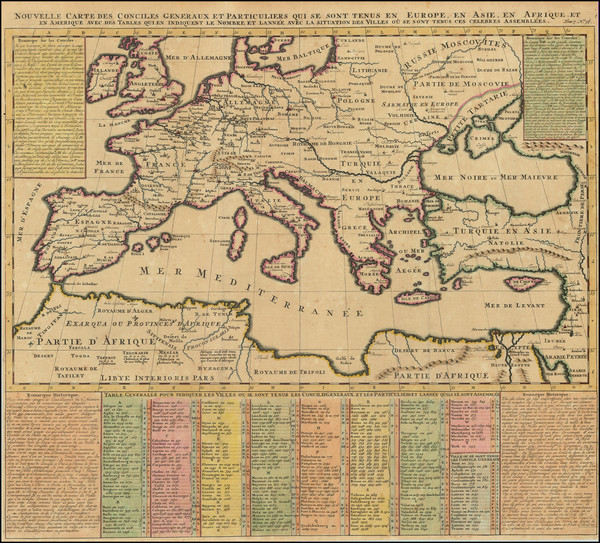 72-Europe Map By Henri Chatelain