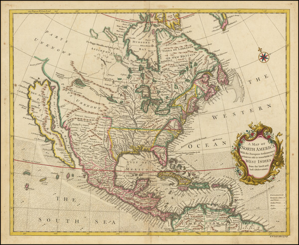 54-North America and California as an Island Map By Richard William Seale