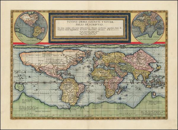 35-World Map By Cornelis de Jode