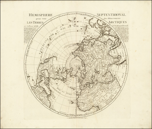 45-Northern Hemisphere and Polar Maps Map By Reiner & Joshua Ottens