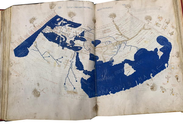 4-Atlases Map By Francesco di  Antonio del Chierico / Claudius Ptolemy