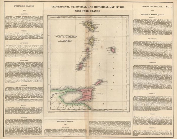 29-Caribbean Map By Henry Charles Carey  &  Isaac Lea