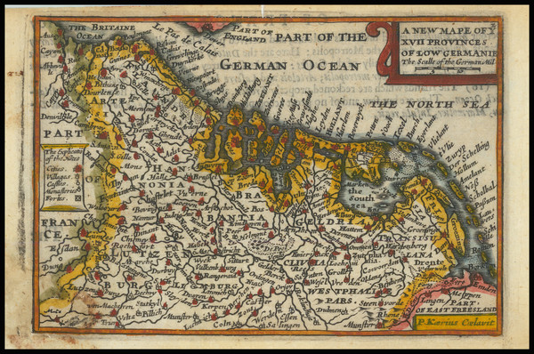 1-Netherlands and Belgium Map By John Speed