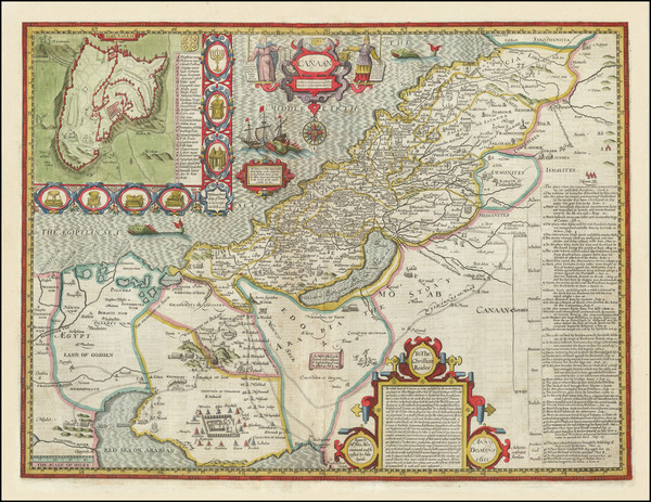 7-Holy Land Map By John Speed