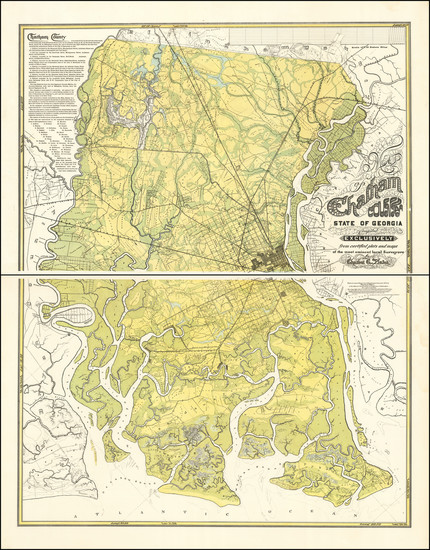 90-Southeast and Georgia Map By Charles G. Platen