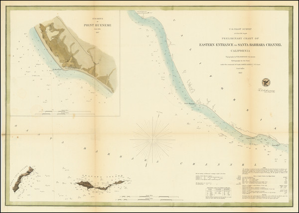 93-California Map By U.S. Coast Survey