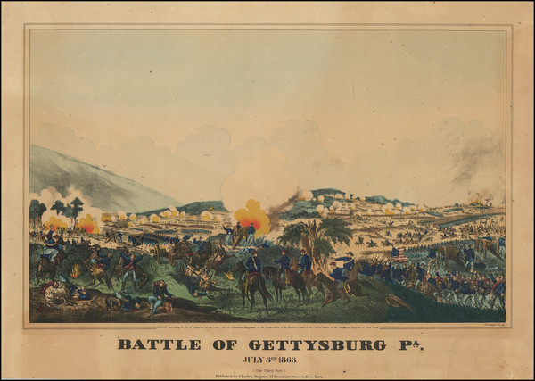 68-Pennsylvania and Civil War Map By Charles Magnus