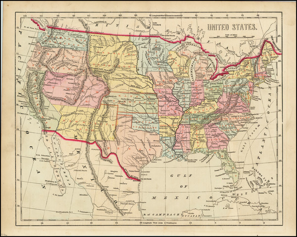 30-United States Map By Charles Morse