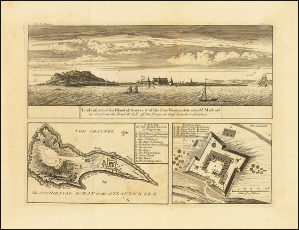 83-West Africa and African Islands, including Madagascar Map By Johannes Kip