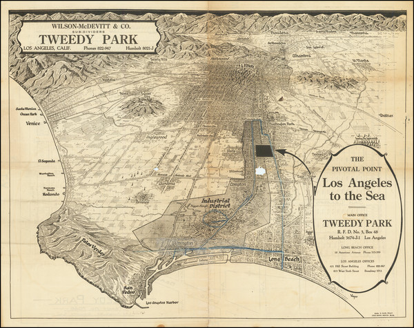 79-Los Angeles Map By Wagner