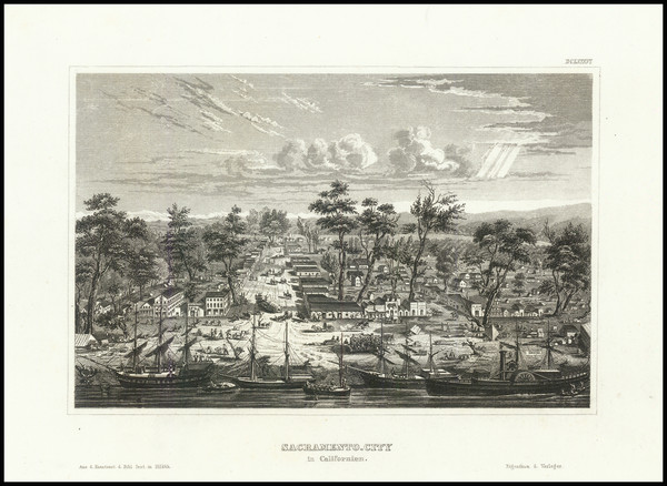 41-California and Other California Cities Map By Aus d. Kunstanst. d. Bibl. Inst