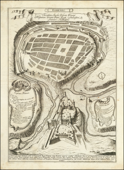 50-Ukraine Map By Joan Jacobum de Rubeis / Giacomo Giovanni Rossi