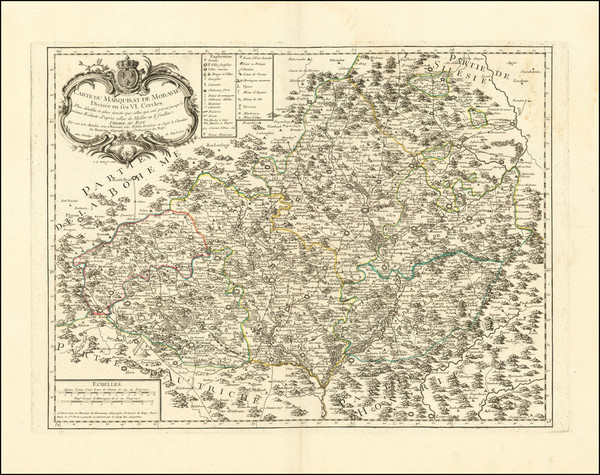 1-Czech Republic & Slovakia Map By Jean de Beaurain