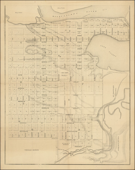 8-Minnesota Map By Holmes, Payte & Buechner