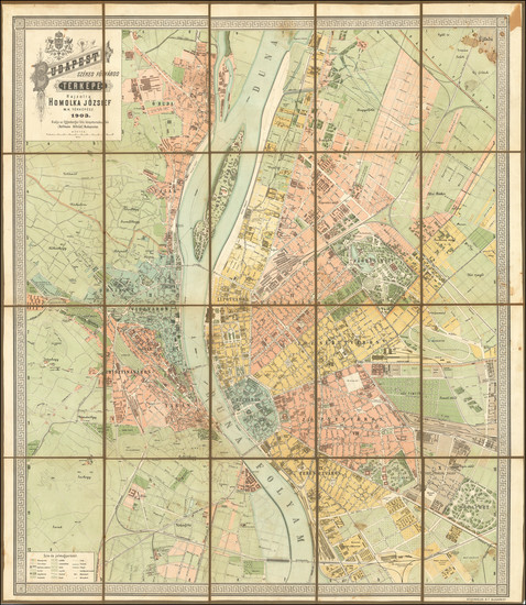 43-Hungary Map By Jozsef Homolka