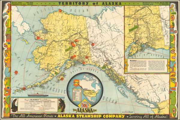 98-Alaska and Pictorial Maps Map By Frank McCaffrey