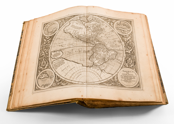 54-Atlases Map By  Gerard Mercator / Rumold Mercator / Jodocus Hondius / Cornelis Claesz