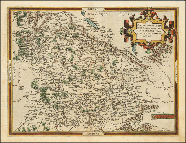 4-Nord et Nord-Est Map By Gerard de Jode