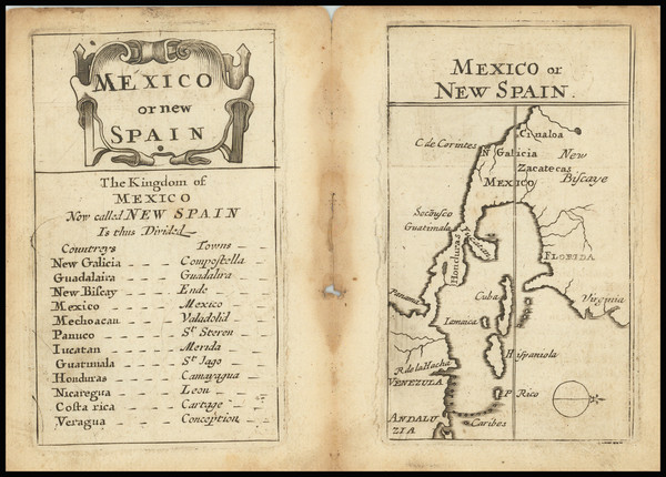 8-Mexico Map By John Seller