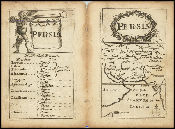90-Persia & Iraq Map By John Seller