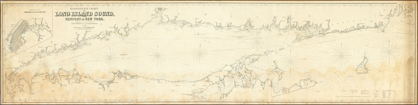 56-Connecticut, Rhode Island, New York City and New York State Map By George Eldridge