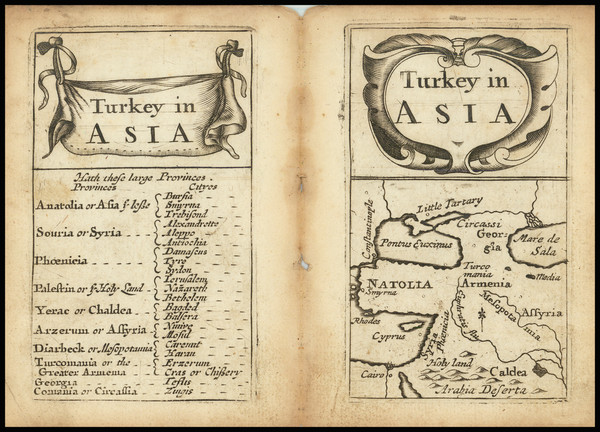 38-Turkey & Asia Minor Map By John Seller