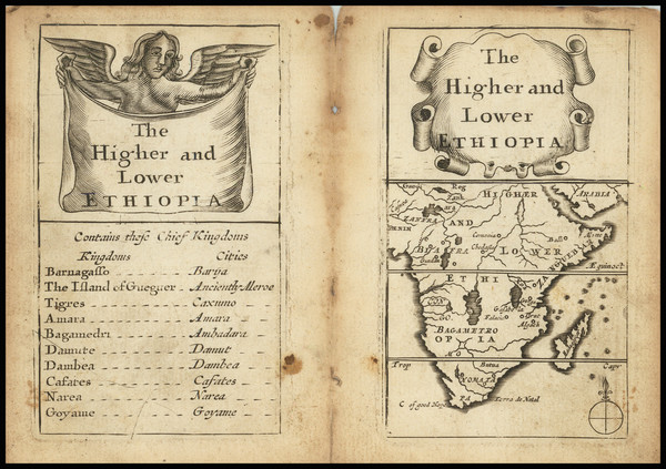 3-Africa, South Africa and East Africa Map By John Seller