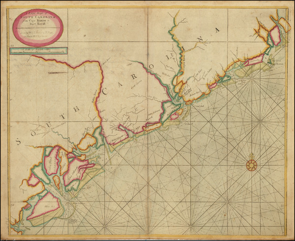 45-South Carolina Map By Mount & Page