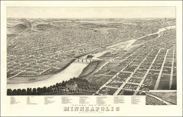 47-Minnesota Map By Albert Ruger / J.J. Stoner