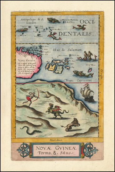 79-Australia and Other Pacific Islands Map By Cornelis de Jode