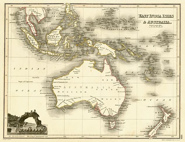 28-Asia, Southeast Asia, Philippines, Australia & Oceania, Australia and New Zealand Map By Jo