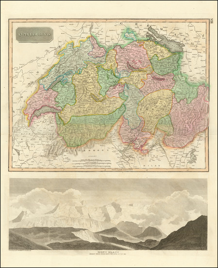 82-Europe and Switzerland Map By John Thomson