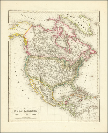 39-North America Map By Joseph Meyer