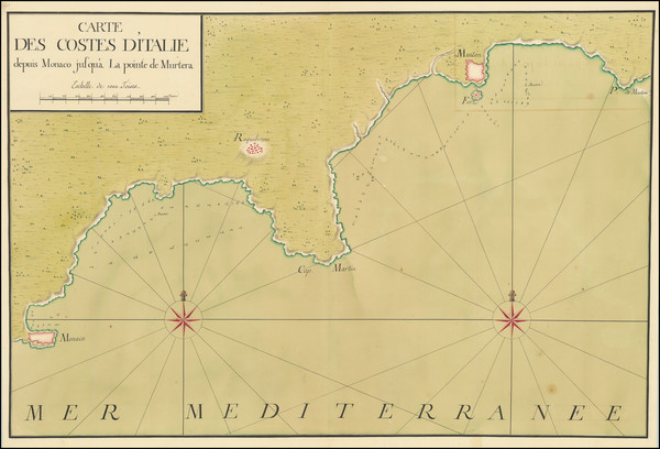 89-Italy and Sud et Alpes Française Map By Anonymous