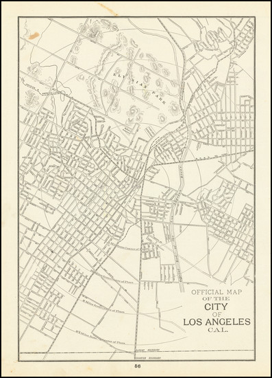 99-Los Angeles and San Diego Map By George F. Cram