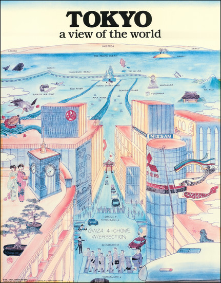 65-Japan Map By Harvey Hutter & Co.