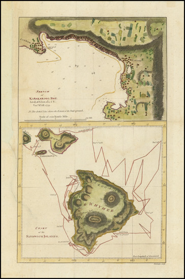 92-Hawaii and Hawaii Map By James Cook / John Lodge