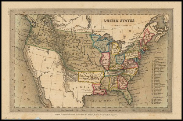 57-United States Map By Thomas Starling