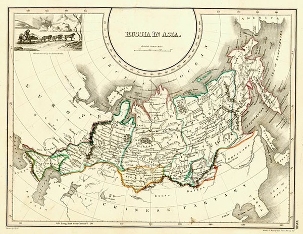 10-Asia, Central Asia & Caucasus and Russia in Asia Map By John Wyld