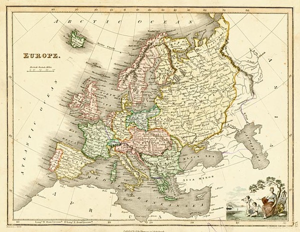 92-Europe and Europe Map By John Wyld