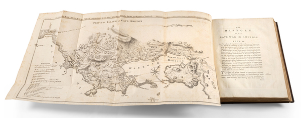 86-North America and Rare Books Map By Thomas Mante