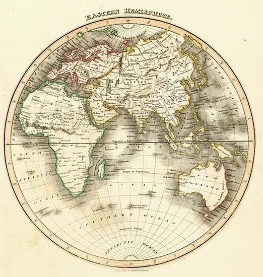 41-World, Eastern Hemisphere, Australia & Oceania and Oceania Map By John Wyld