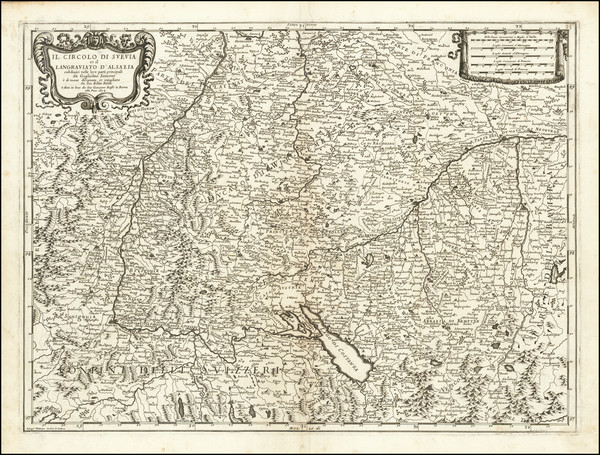 72-Switzerland, Nord et Nord-Est and Süddeutschland Map By Giacomo Giovanni Rossi